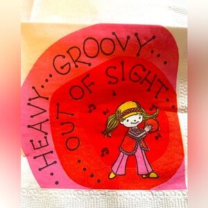 Vintage paper cocktail napkins (authentic)